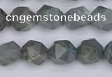 CLB982 15.5 inches 8mm faceted nuggets labradorite beads wholesale