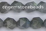 CLB984 15.5 inches 12mm faceted nuggets labradorite beads wholesale