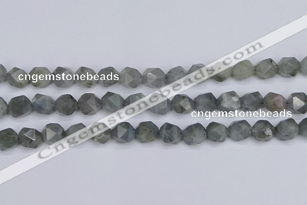 CLB984 15.5 inches 12mm faceted nuggets labradorite beads wholesale