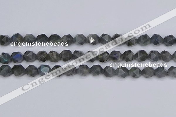 CLB989 15.5 inches 12mm faceted nuggets labradorite beads wholesale