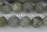 CLB995 15.5 inches 12mm faceted nuggets labradorite gemstone beads