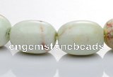 CLE01 15*20mm egg shape lemon turquoise stone beads wholesale