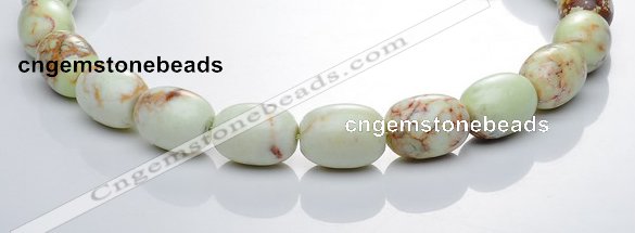 CLE01 15*20mm egg shape lemon turquoise stone beads wholesale