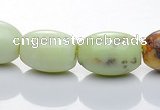 CLE02 16 inch 10*14mm rice lemon turquoise stone beads Wholesale