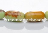 CLE04 16 inch rice 8*16mm lemon turquoise stone beads Wholesale
