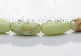 CLE05 16 inch 6*12mm lemon turquoise rice stone beads Wholesale