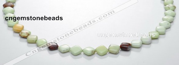 CLE15 rhombic 8*8mm lemon turquoise gemstone beads Wholesale