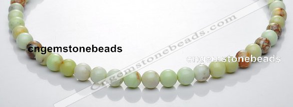 CLE19  15.5 inch round 8mm lemon turquoise stone beads Wholesale