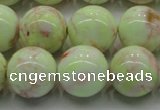 CLE204 15.5 inches 12mm round lemon turquoise beads wholesale