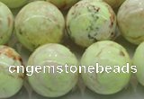 CLE206 15.5 inches 16mm round lemon turquoise beads wholesale