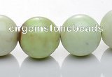 CLE21 16 inch round lemon turquoise 14mm gemstone bead Wholesale