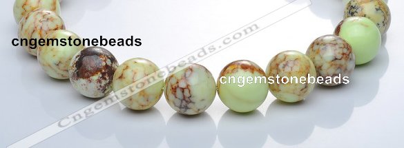 CLE23 lemon turquoise 20mm round gemstone beads Wholesale