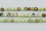 CLE30 15.5 inches 4mm round lemon turquoise beads wholesale