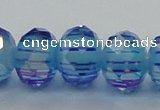 CLG46 13 inches 9*12mm faceted rondelle handmade lampwork beads