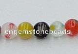 CLG500 16 inches 6mm round lampwork glass beads wholesale