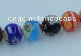 CLG501 16 inches 8mm round lampwork glass beads wholesale