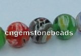 CLG502 16 inches 10mm round lampwork glass beads wholesale