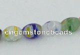 CLG503 16 inches 6*8mm rice lampwork glass beads wholesale