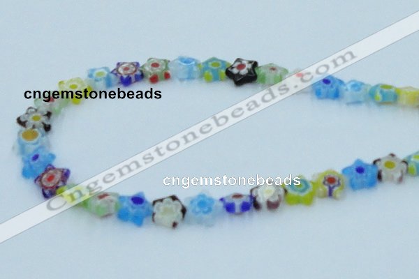 CLG513 16 inches 10*10mm star lampwork glass beads wholesale