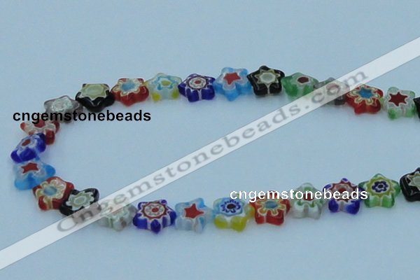 CLG514 16 inches 12*12mm star lampwork glass beads wholesale