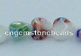 CLG524 16 inches 10*10mm heart lampwork glass beads wholesale