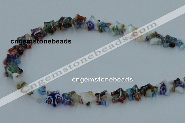 CLG528 16 inches 10*10mm star lampwork glass beads wholesale