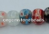 CLG571 16 inches 8*10mm rondelle lampwork glass beads wholesale