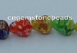 CLG572 16 inches 8*11mm teardrop lampwork glass beads wholesale