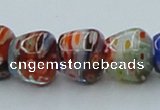 CLG574 16 inches 10*12mm apple lampwork glass beads wholesale