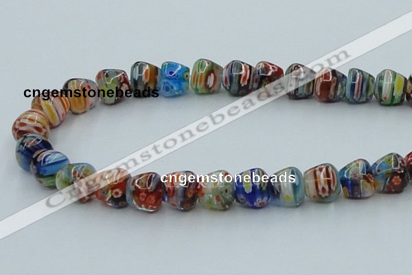 CLG574 16 inches 10*12mm apple lampwork glass beads wholesale