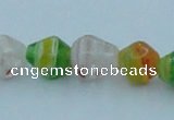 CLG577 16 inches 8*10mm rice lampwork glass beads wholesale