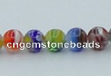 CLG600 16 inches 6mm round lampwork glass beads wholesale