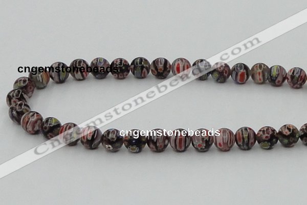 CLG604 16 inches 10mm round lampwork glass beads wholesale