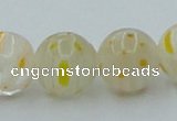 CLG606 16 inches 12mm round lampwork glass beads wholesale