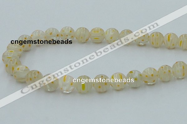 CLG606 16 inches 12mm round lampwork glass beads wholesale