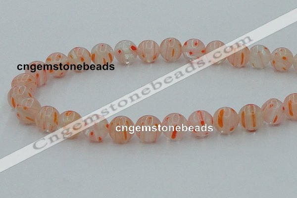 CLG607 16 inches 12mm round lampwork glass beads wholesale