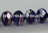 CLG61 15 inches 8*10mm faceted rondelle handmade lampwork beads