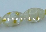 CLG614 3PCS 16 inches 10*16mm rice lampwork glass beads wholesale