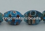 CLG617 3PCS 16 inches 10*16mm rice lampwork glass beads wholesale