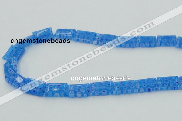 CLG620 5PCS 16 inches 10*14mm rectangle lampwork glass beads wholesale