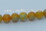 CLG623 10PCS 16 inches 6mm round lampwork glass beads wholesale