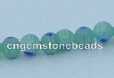 CLG624 10PCS 16 inches 6mm round lampwork glass beads wholesale