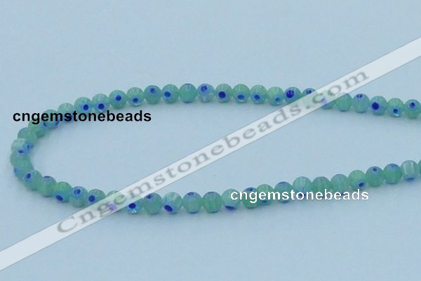 CLG624 10PCS 16 inches 6mm round lampwork glass beads wholesale