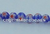 CLG625 10PCS 16 inches 6mm round lampwork glass beads wholesale