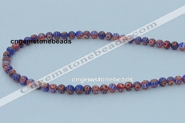 CLG628 10PCS 16 inches 6mm round lampwork glass beads wholesale