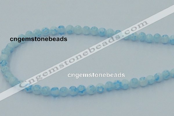 CLG629 10PCS 16 inches 6mm round lampwork glass beads wholesale