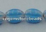 CLG631 5PCS 16 inches 10*14mm oval lampwork glass beads wholesale
