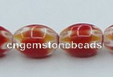 CLG633 5PCS 16 inches 10*14mm oval lampwork glass beads wholesale