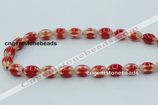 CLG633 5PCS 16 inches 10*14mm oval lampwork glass beads wholesale