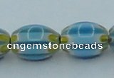 CLG635 5PCS 16 inches 10*14mm oval lampwork glass beads wholesale